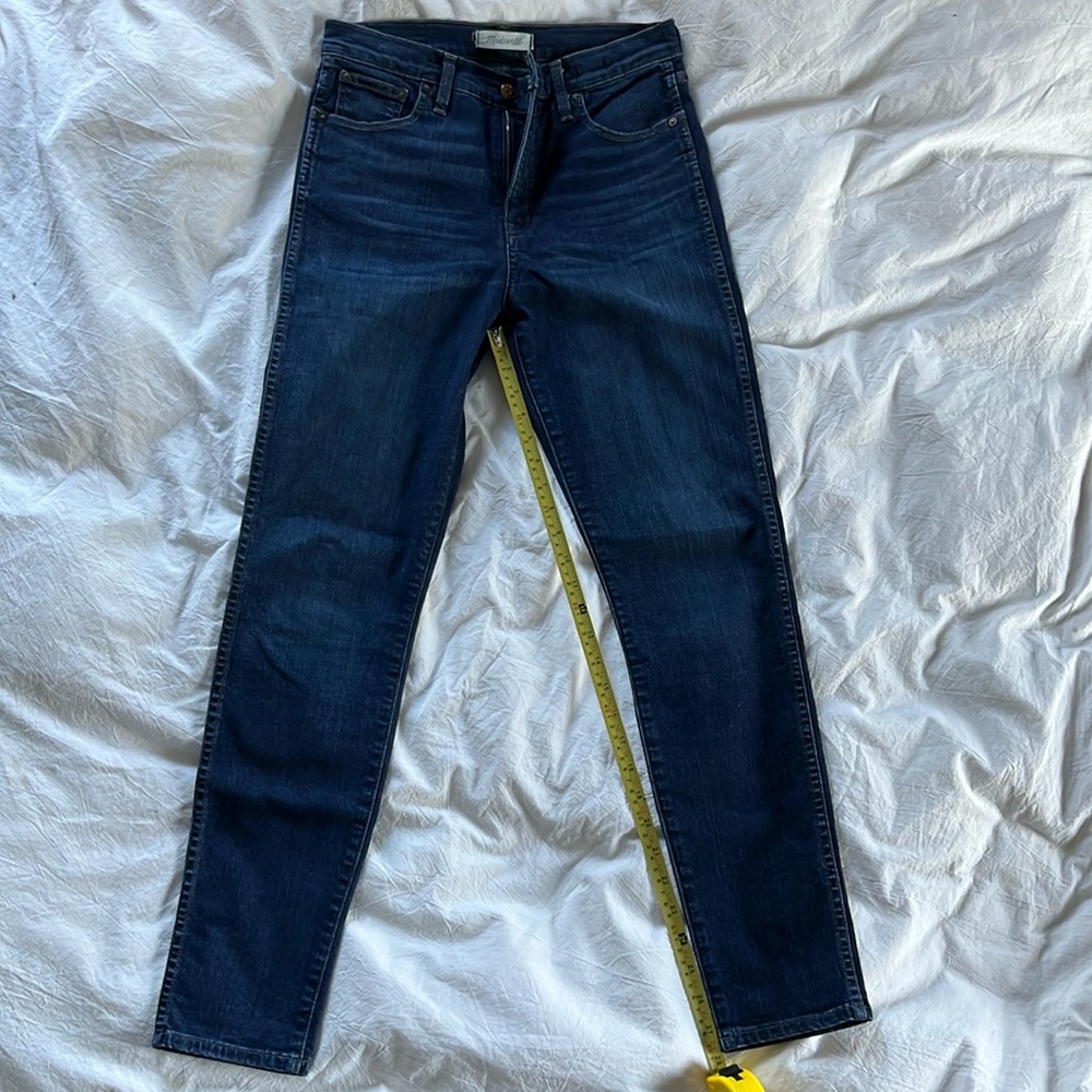 Madewell 10” high rise skinny jeans